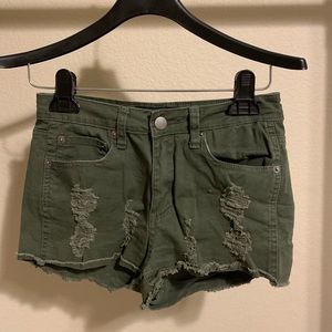 Olive Green Shorts